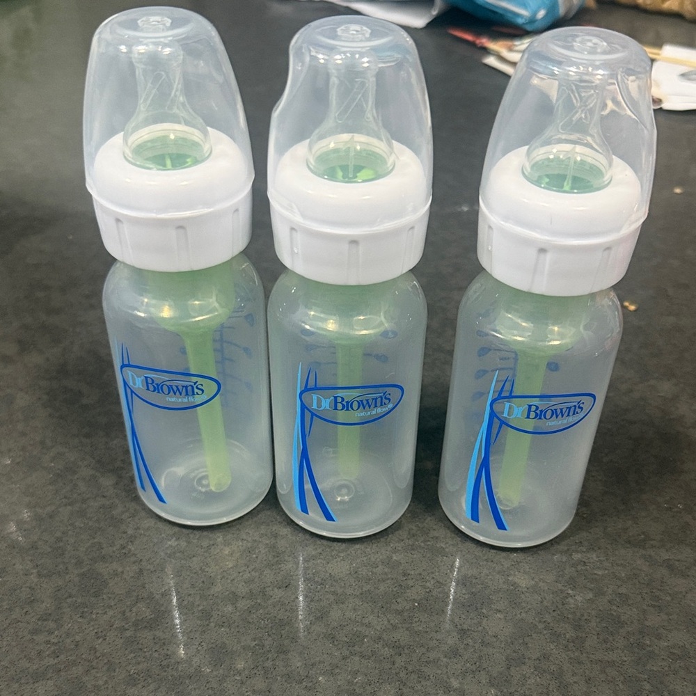 Dr Browns Anti Colic 4oz Baby Bottles- Set of 3